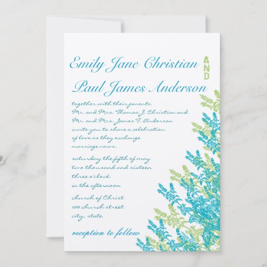 Invitation Fleurs Fleurs Fleurs Fleurs Fleurs Fleurs Mariages (Devant)