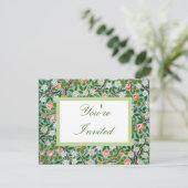 Invitation Fleurs Floral (Debout devant)
