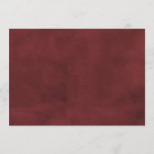 Invitation Fleurs florales romantiques Fête du réchauffement  (Dos)