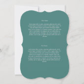 Invitation Fleurs folkloriques Fiesta Llama Mexicaine Cactus  (Dos)