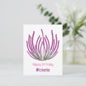 Invitation Fleurs Heather (Debout devant)