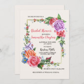 Invitation Fleurs Héritiers (Devant / Derrière)