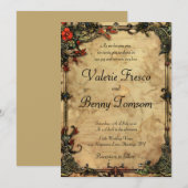 Invitation Fleurs Imaginaire (Devant / Derrière)