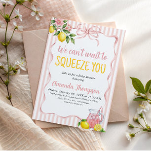 Invitation Fleurs Impatientes de Vous Presser Baby Shower