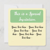 INVITATION FLEURS LOTUS COLORÉES MANDALA (Dos)