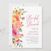 Invitation Fleurs lumineuses Festives Fleur d'agrumes floraux (Devant)