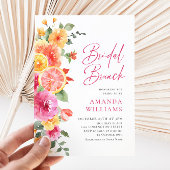 Invitation Fleurs lumineuses Festives Fleur d'agrumes floraux