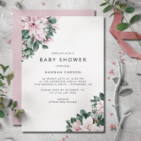 Fleurs Magnolia | Dusty Pink Spring Baby shower