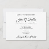 Invitation Fleurs marguerites jaunes et blanches Anniversaire (Dos)