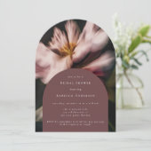 Invitation Fleurs Moody Romantiques Arc Fête des mariées Flor (Debout devant)