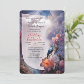 Invitation Fleurs mystiques du royaume surnaturel (Debout devant)