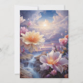 Invitation Fleurs mystiques du royaume surnaturel (Dos)