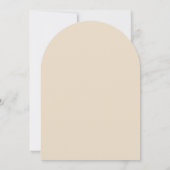 Invitation Fleurs neutres et brunes | Shower pour couples (Dos)