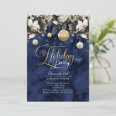 Invitation Fleurs Ornements Fête Fête (Debout devant)