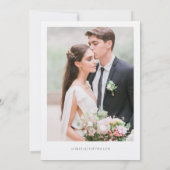 Invitation Fleurs Pastel en Blush et Peach Enregistrer la dat (Dos)