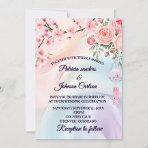 Fleurs Pastel Romantiques, Conception de Mariage d