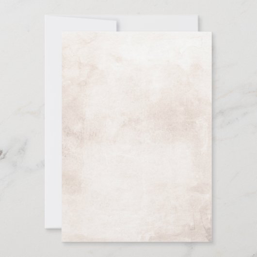 Invitation Fleurs Pastel Soft Boho Élégant Mariage chic (Dos)