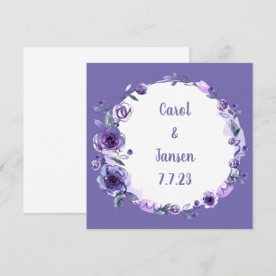 Invitation Fleurs Personnalisées Raisin de Vin Rouge Blanc