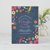 Invitation Fleurs Pleines d'Entrain (Debout devant)