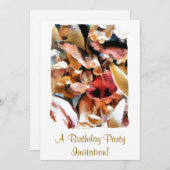 INVITATION FLEURS POTPOURRI (Devant / Derrière)