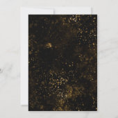 Invitation Fleurs pour le 50e anniversaire de mariage Budget (Dos)