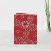 Invitation Fleurs pour Noël (Dos)