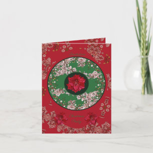 Invitation Fleurs pour Noël