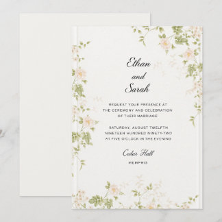 Invitation Fleurs Précieuses