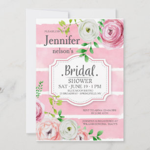 Invitation Fleurs Ranunculus