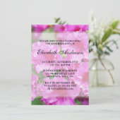 Invitation Fleurs Rhododendron rose 90e anniversaire (Debout devant)