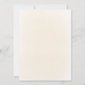 Invitation fleurs rose beige | Première communion (Dos)