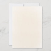 Invitation fleurs rose beige | Première sainte communion (Dos)