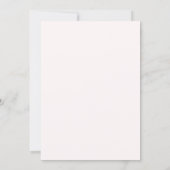Invitation Fleurs rose pourpre rose pour anniversaire (Dos)