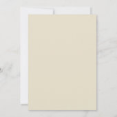 Invitation Fleurs roses avec papillons Mariage (Dos)