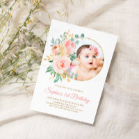 Fleurs roses blanches et premier anniversaire du b