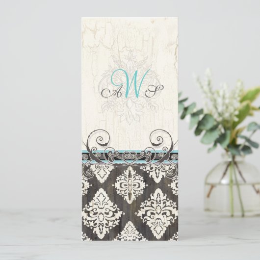 Invitation Fleurs Roses & Lys calla Photo de mariage (Debout devant)