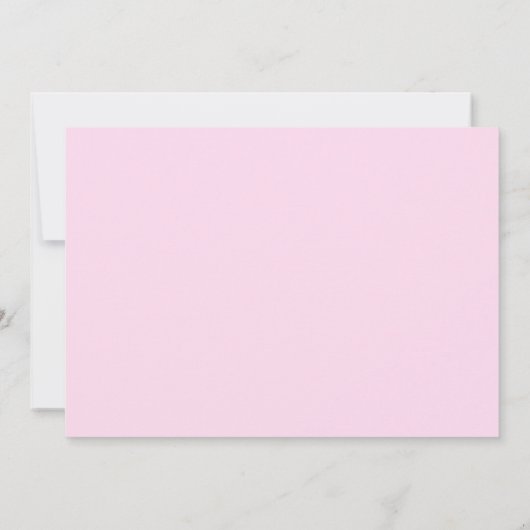 Invitation Fleurs roses photo arc fille Première communion sa (Dos)