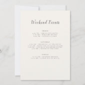 Invitation Fleurs Roses rose Vert Jardin Bachelorette Fête (Dos)