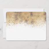 Invitation Fleurs rouges de Bourgogne et Parti de l'or (Dos)