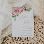 Invitation Fleurs rousses 21e fête d'anniversaire<br><div class="desc">Fleurs rousses 21e anniversaire Invitation de fête Voir la collection correspondante dans Niche & Nest Store</div>