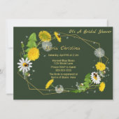 Invitation Fleurs Rustiques des Prés pour une Fête de Mariage (Devant)