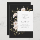 Invitation Fleurs Sauvages (Devant / Derrière)