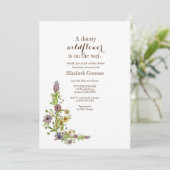 Invitation Fleurs sauvages (Debout devant)