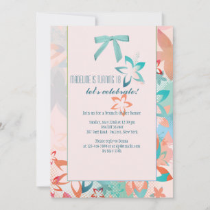 Invitation Fleurs sauvages