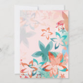 Invitation Fleurs sauvages (Dos)