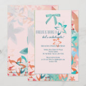 Invitation Fleurs sauvages (Devant / Derrière)