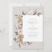 Invitation Fleurs sauvages (Devant)