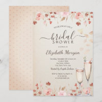 Fleurs sauvages à l'aquarelle Pétale Prosecco