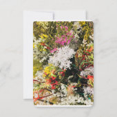 Invitation Fleurs sauvages autochtones australiens (Dos)