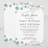Invitation Fleurs sauvages, Boho Floral Bridal Douche Invitat (Devant / Derrière)